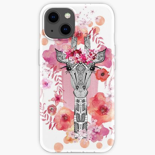 Discover FLOWER GIRAFFE iPhone Case