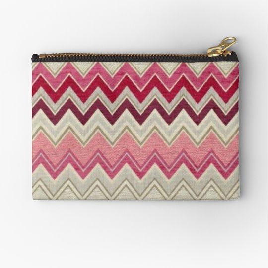 Discover Home decor zig zag Zipper Pouch