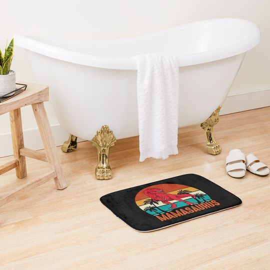 Discover Mamasaurus Dinosaurs Bath Mat