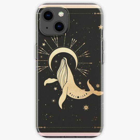 Discover Esoteric Whale Tarot Card iPhone Case