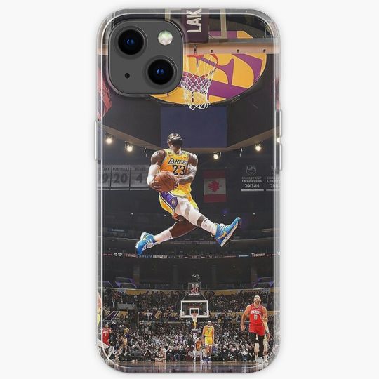 Discover Lebron James Dunk iPhone Case