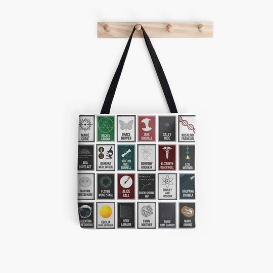 Discover 24 Women Who Changed Science And The World Tote Bag