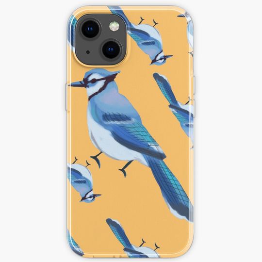 Discover BABY BLUE JAY COLLAGE iPhone Case