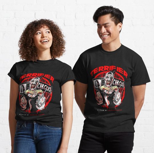 Discover Terrifier Titan Of Terror, Horror Style T-Shirt