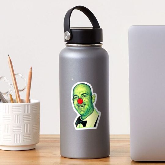 Discover John Fisher Clown Sticker