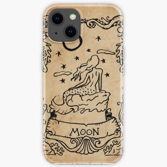 Discover Mermaid Tarot: The Moon iPhone Case