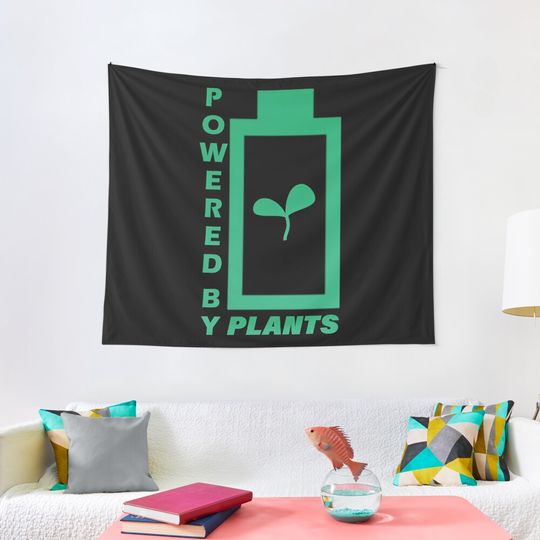 Discover Powered by Plants Tapestry