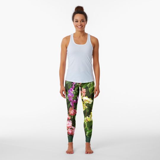 Discover Multi Orchids Leggings