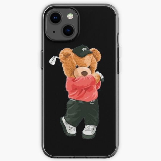 Discover golf bear 2 iPhone Case