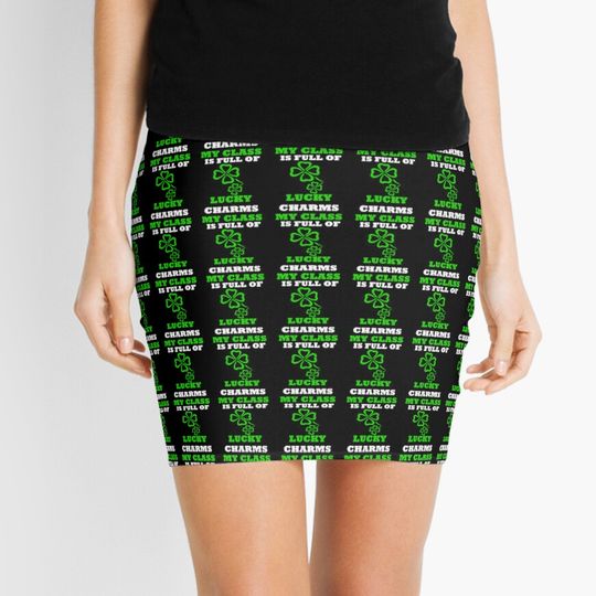 Discover My Class Is Full Of Lucky Charms Mini Skirt