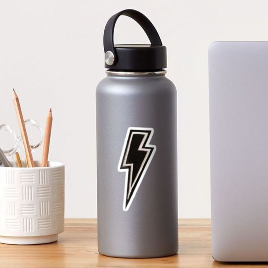 Discover Lightening Bolt Sticker