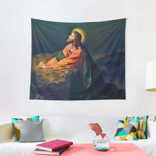 Discover Christ praying in Gethsemane Tapestry