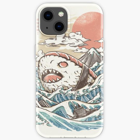 Discover Sharkiri Sushi iPhone Case