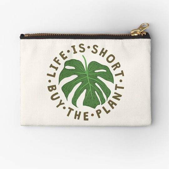Discover Life Is Short Buy The Plant Makeup Bags
