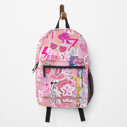 Discover New Beach Barbie Collage Backpack
