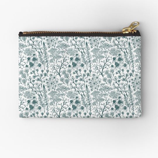 Discover Ohio Wild Flowers Makeup Bags