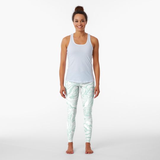 Discover Green Marble Leggings