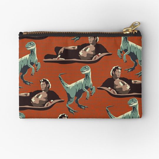 Discover Jurassic Geniuses  Zipper Pouch