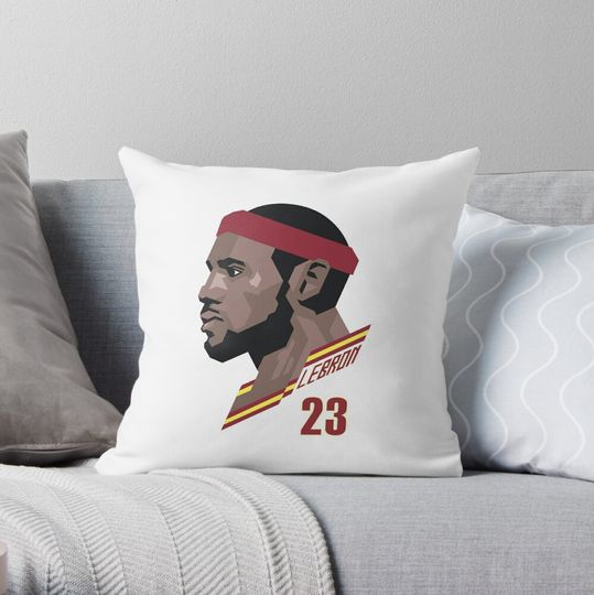 Discover Lebron  Throw Pillow