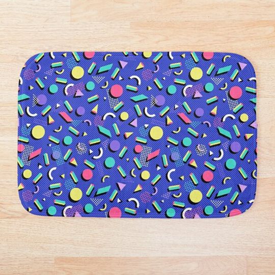 Discover Bold Memphis Blender Medium Bath Mat