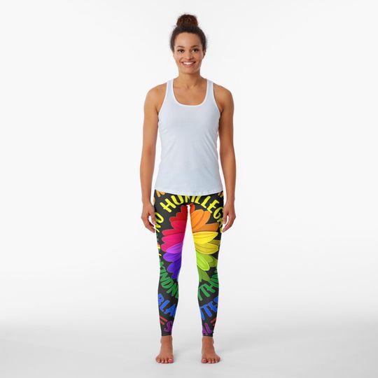 Discover Pride Gay Rainbow Shirt Human LGBT Month Sunflower Plus Size Leggings