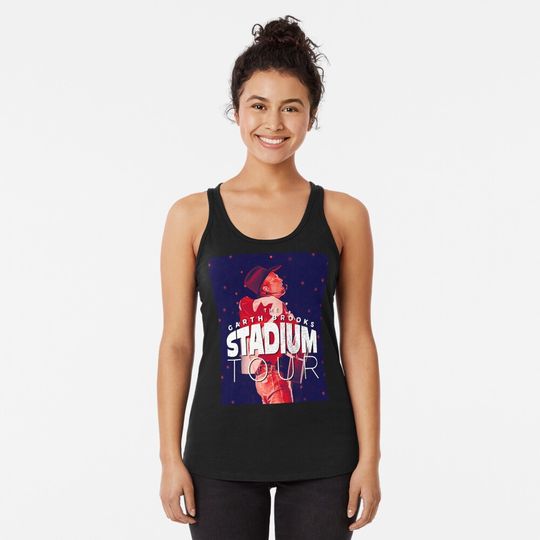 Discover The Garth Brouks summer Racerback Tank Top