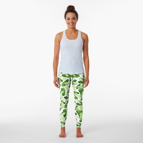 Discover Veggiephile Cucumbers Leggings