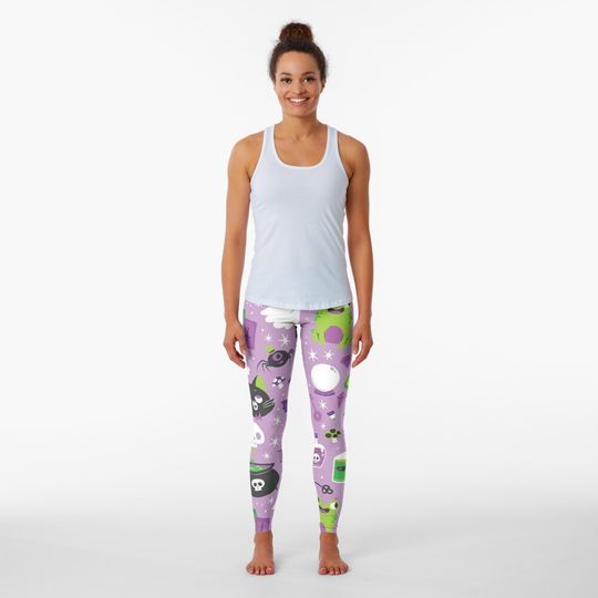 Discover Spooky Print Leggings