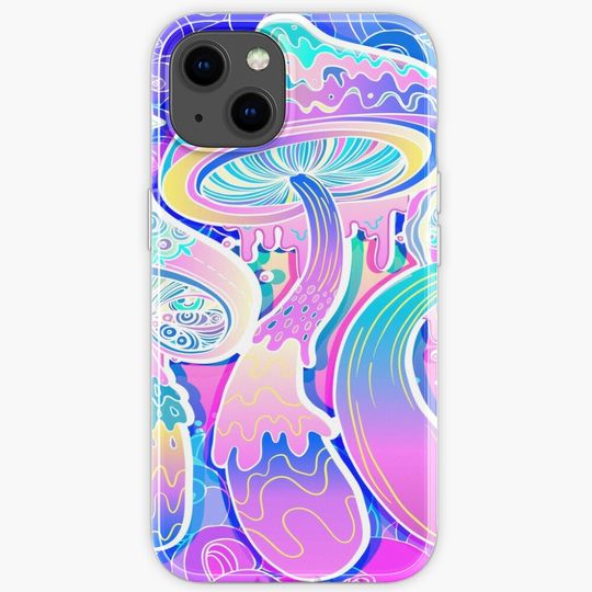 Discover Magic Mushrooms iPhone Case