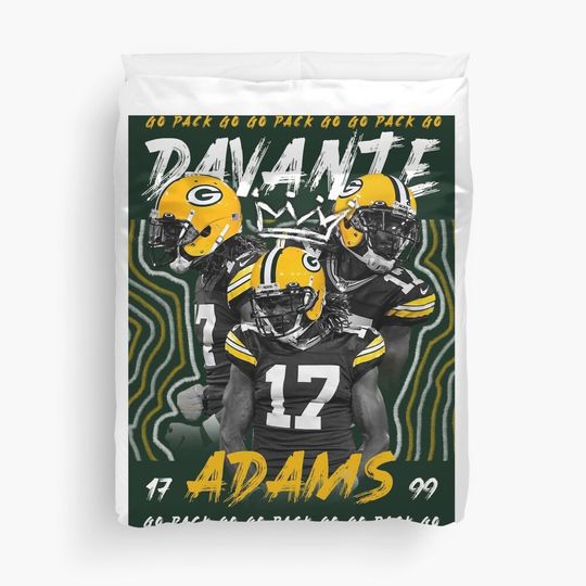 Discover Davante Adams Duvet Cover