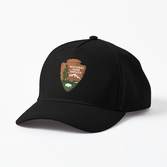 Discover National Park Service Arrowhead Mountain Forest Bison Cap