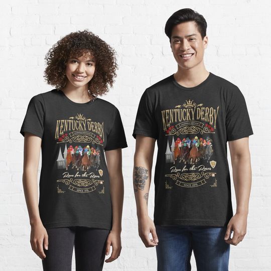 Discover Kentucky Derby Run for the Roses Horse Racing T-Shirt