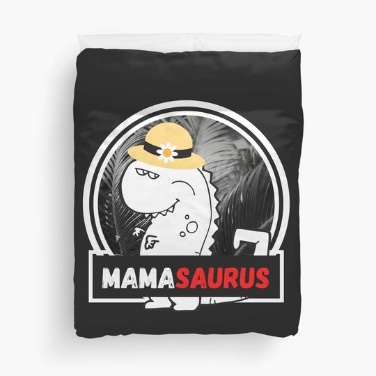 Discover Mamasaurus Duvet Cover