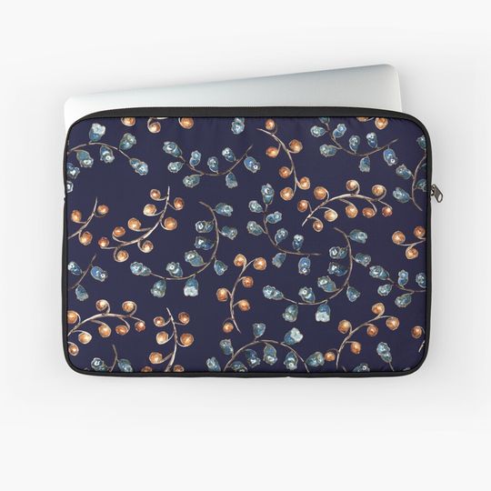 Discover Dark Botanic Laptop Sleeve