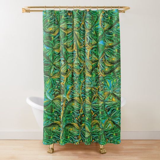Discover Tropical Fantasies  Shower Curtain