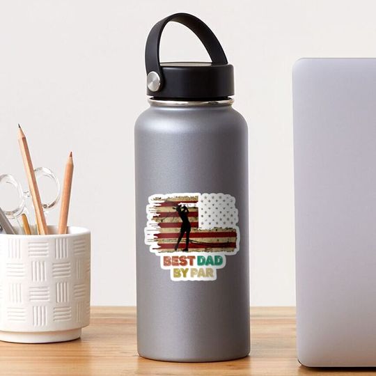 Discover Best Dad By Par Sticker