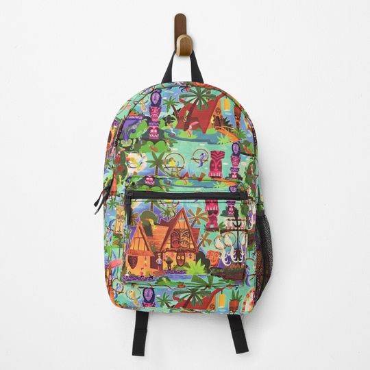 Discover The ORIGINAL Enchanted Tiki Room Collage Backpack
