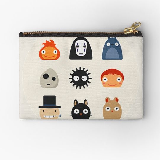 Discover Studio Ghilbli Icons Makeup Bags