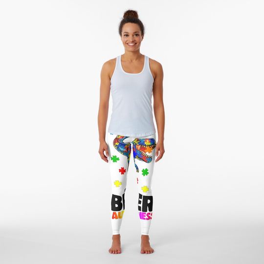 Discover I Wear Blue For My Brother Autism Awareness Leggings