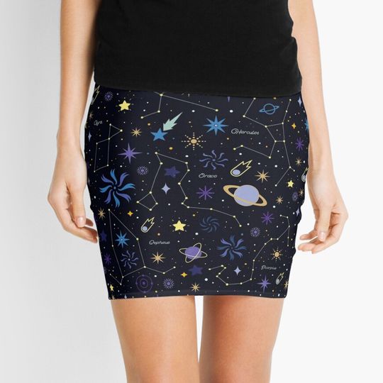 Discover Starry Night Mini Skirt