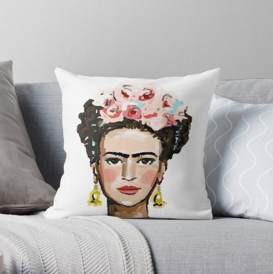 Discover Frida Kahlo Throw Pillow