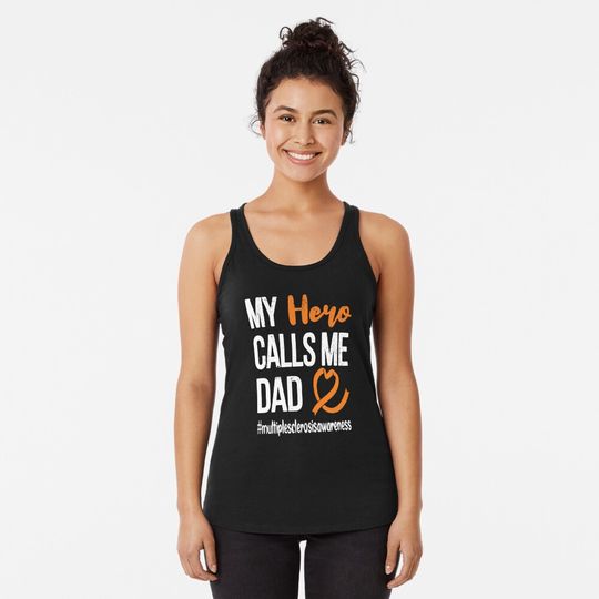 Discover MS Warrior Dad Multiple Sclerosis Awareness MS Day Tank Top