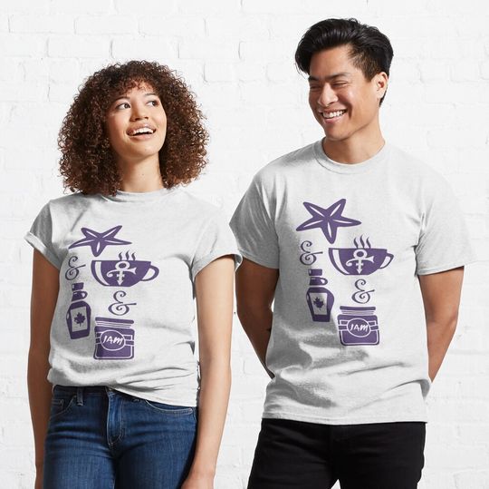 Discover Starfish And Coffee Classic T-Shirt