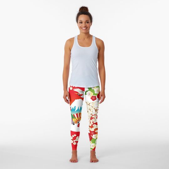 Discover Japanese kimono 1 Leggings