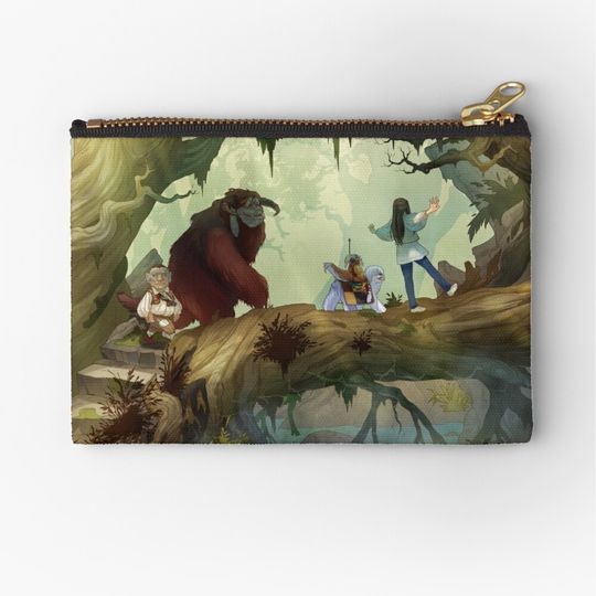 Discover Labyrinth Zipper Pouch, Makeup Bag, Cosmetics Bag