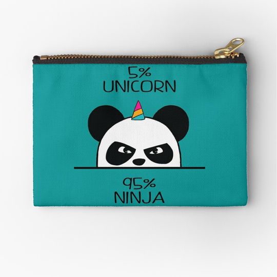 Discover Unicorn Ninja Panda Zipper Pouch