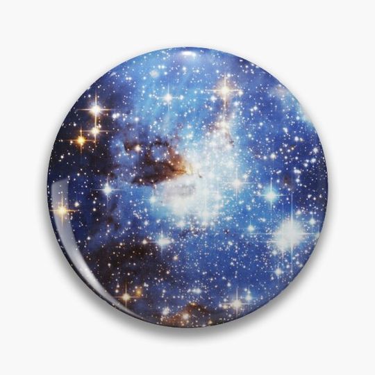 Discover Blue Galaxy 3.0 Pin Button