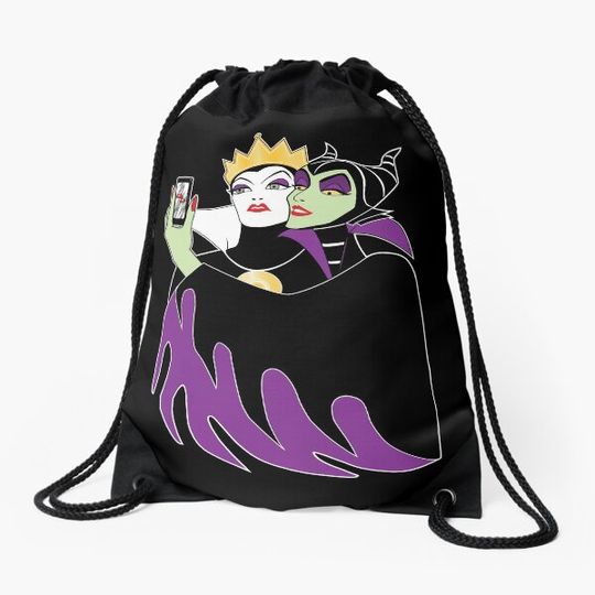 Discover Wicked Selfie Drawstring Bag