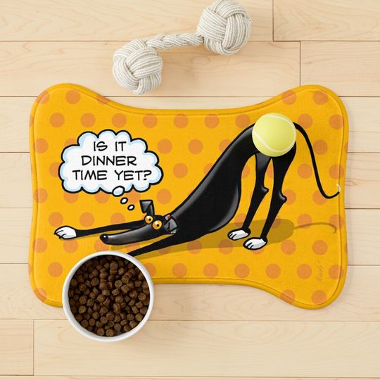Discover Bowdown Hound - Pet Bowls Mat