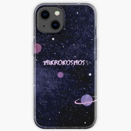 Discover BTS  Purple Galaxy Mikrokosmos  iPhone Case